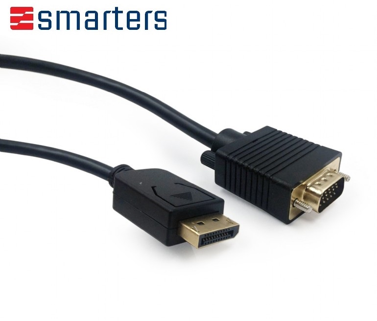 Cable DisplayPort a VGA  M/M - 1.8m - Smarters