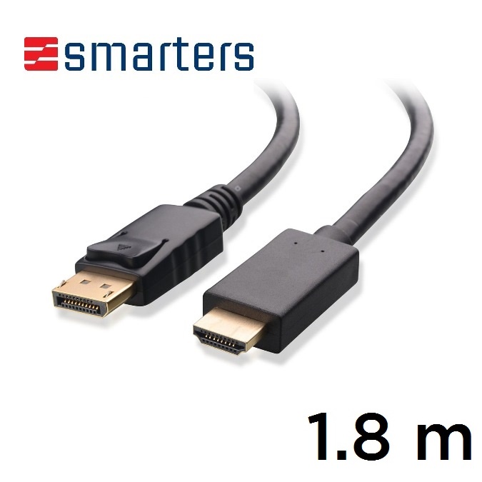 Cable Displayport a HDMI - M/M - 1.8m - Smarters