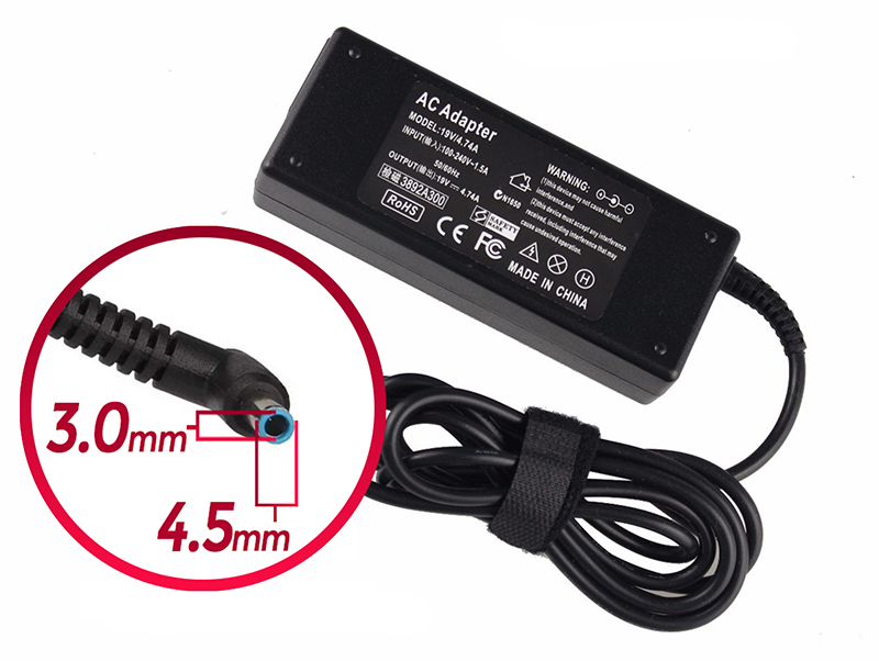 Cargador Portátil HP Envy15 19.5v 4.62A 4.5*3.0mm (Ref. 7)