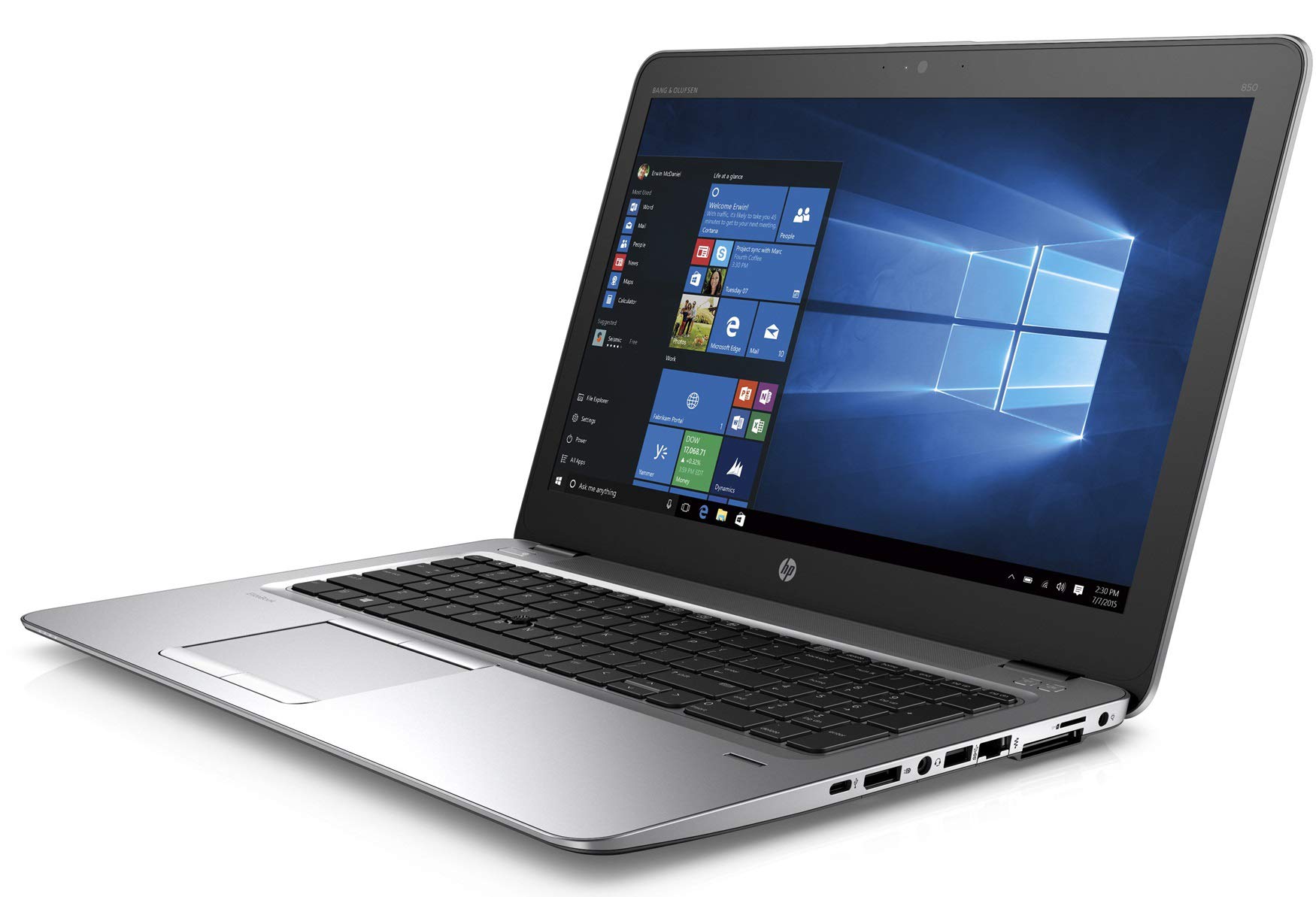 Portátil HP Elitebook 850 G3 GRADO B tecl. num. castellano (Intel Core i5 6300U 2.40GHz/8GB/256SSD-M.2/15.6FHD/NO-DVD/W10P) Preinstalado